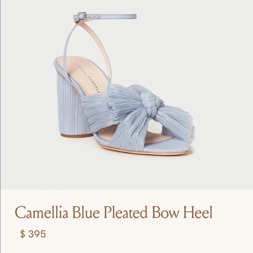 loeffler randall camellia pleated heel blue